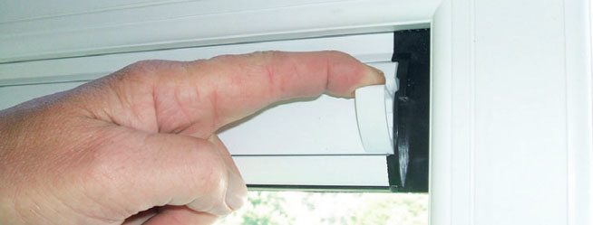 Over-glass vents