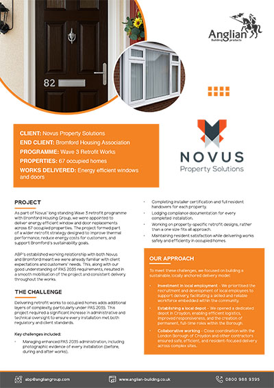 ABP Case Study Traditional Novus Bromford 1